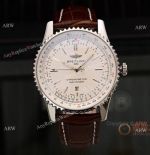 Best Replica Breitling Navitimer 1 Brown Leather Strap Watches